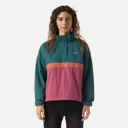 Chaqueta Mujer Hija Del Viento 14 Zip Petroleo Haka Honu