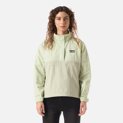 Chaqueta Mujer Hija Del Viento 14 Zip Menta Haka Honu