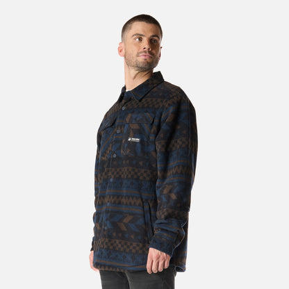 Camisa Hombre Cuentiao Print Azul Noche Haka Honu