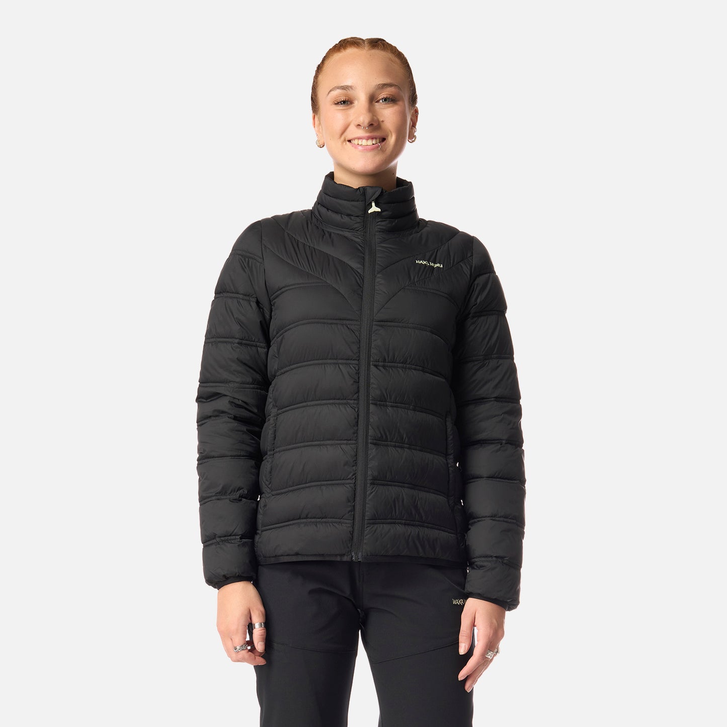 Chaqueta Mujer Ultraliviana Negro Haka Honu