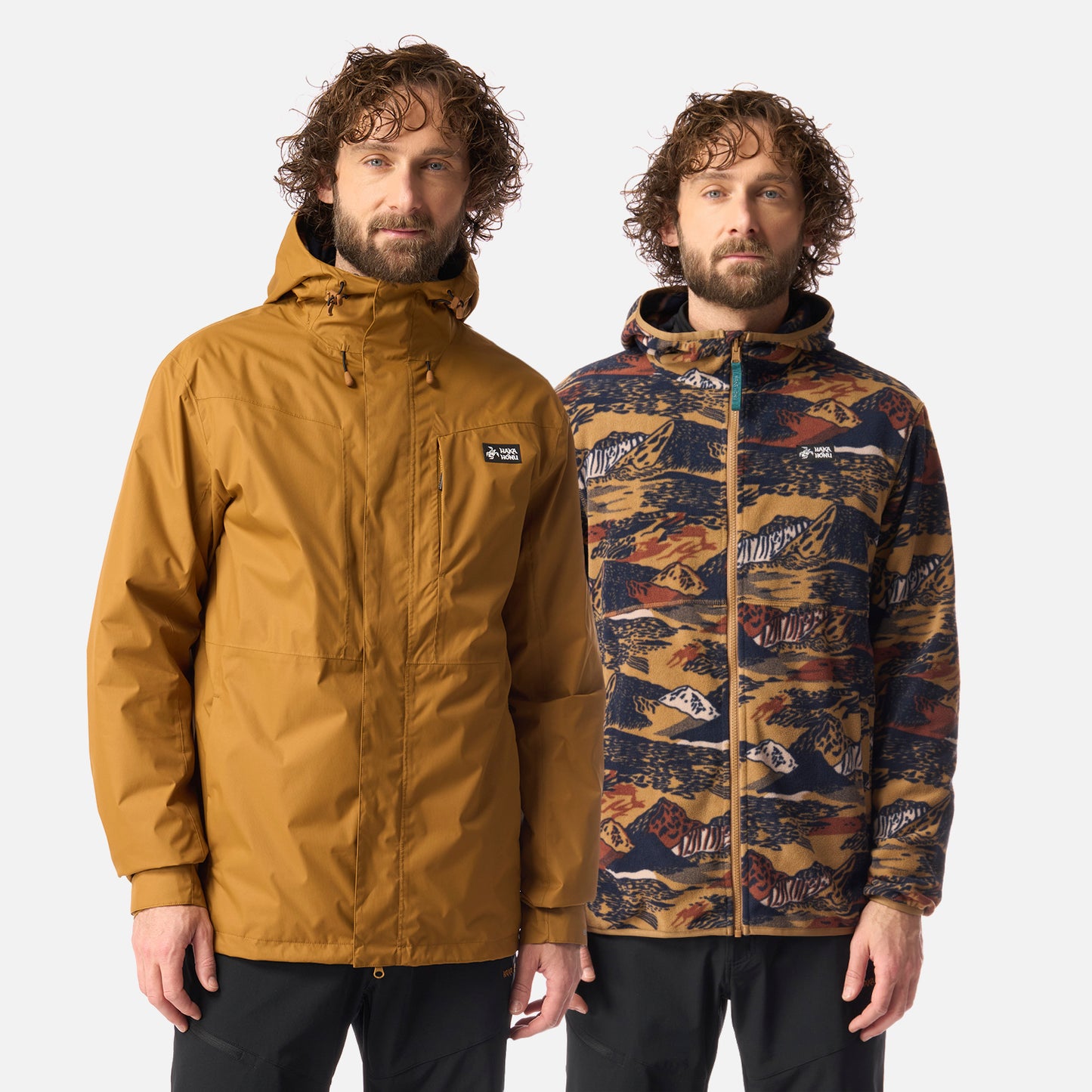 Chaqueta Hombre Corteza Mostaza Oscuro Haka Honu