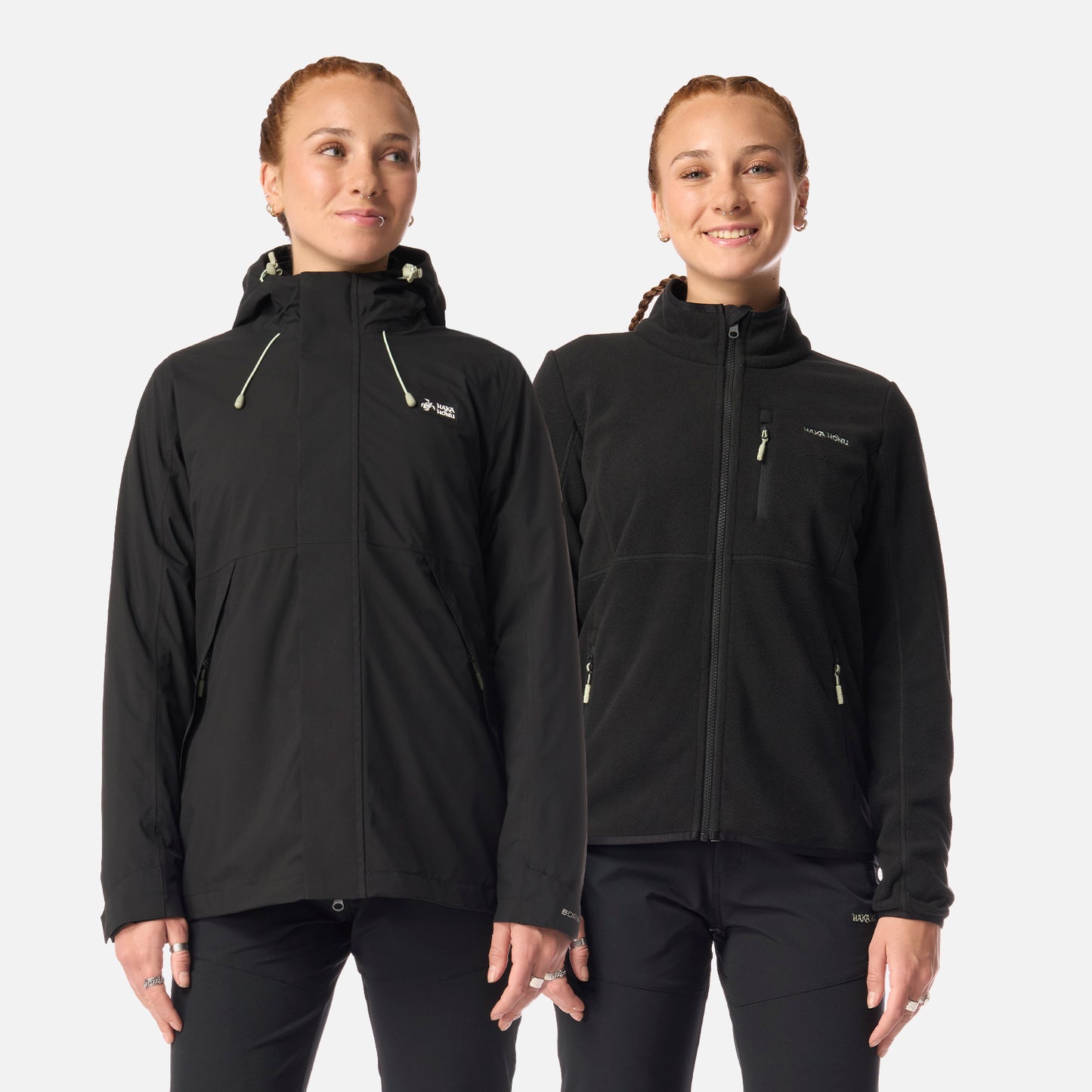 Chaqueta Mujer Escarcha Negro Haka Honu