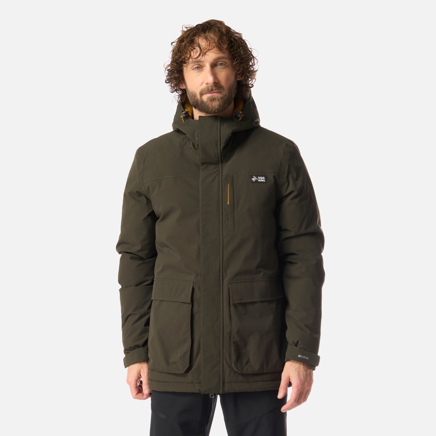 Chaqueta Hombre Diluvio Verde Militar Haka Honu