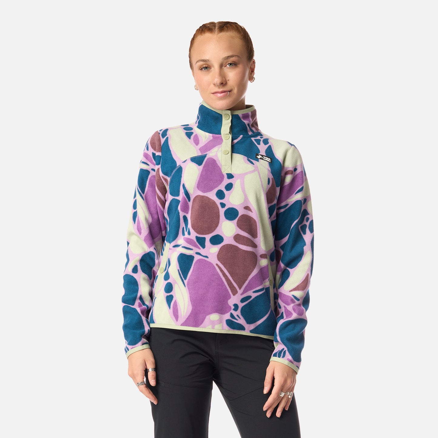 Polar Mujer Tokerau Print Lila Haka Honu