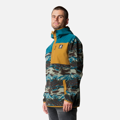 Polar Hombre Tokerau Hoody Print Petroleo Oscuro Haka Honu