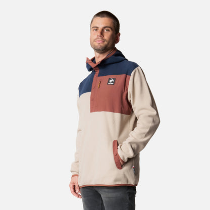 Polar Hombre Tokerau Hoody Taupe Haka Honu