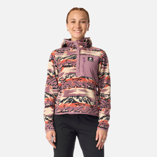 Polar Mujer Tokerau Hoody Print Lila Haka Honu