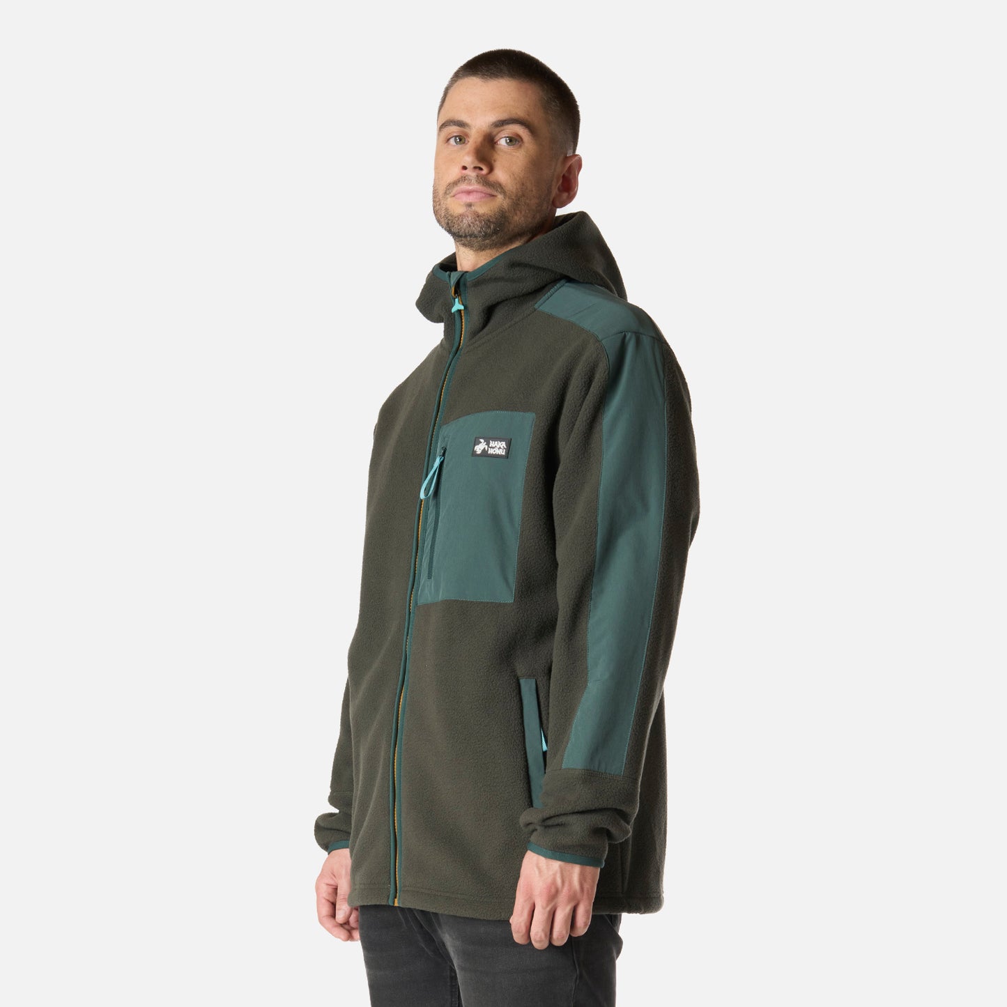 Polar Hombre Traro Verde Militar Haka Honu