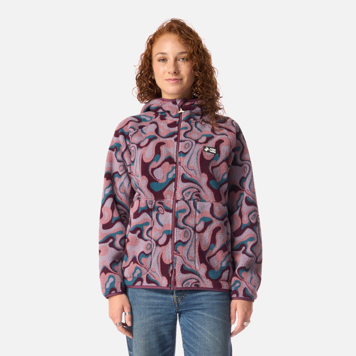 Polar Mujer Ñire Print Lila Haka Honu
