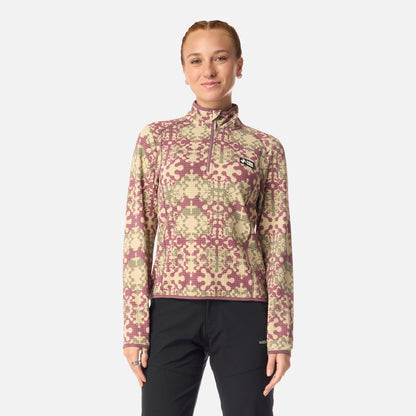 Polerón Mujer Taina Print Lila Haka Honu