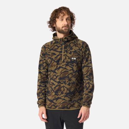 Polerón Hombre Taina Nui Print Verde Oliva Haka Honu