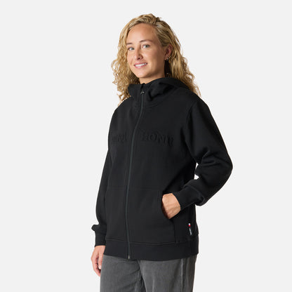 Polerón Mujer Motomami Full Zip Negro Haka Honu