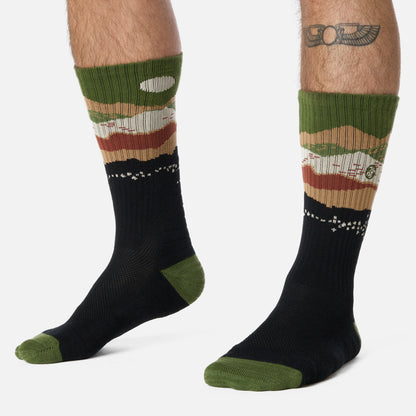 Calcetines Hombre Sendero Verde Militar Haka Honu