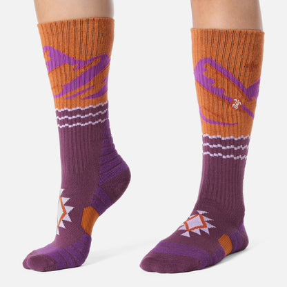 Calcetines Mujer Sendero Morado Haka Honu
