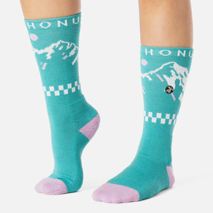 Calcetines Mujer Arriero Turquesa Haka Honu