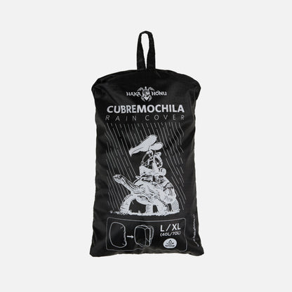 Cubre Mochila Caparazon Negro  Haka Honu