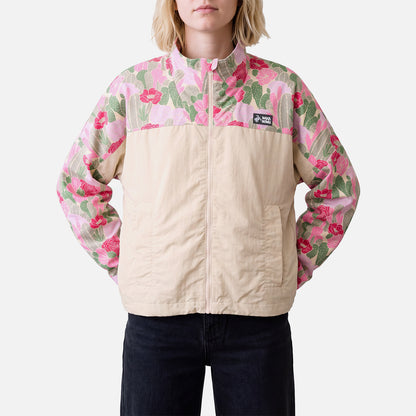 Chaqueta Mujer Hija Del Viento Print Crema Haka Honu