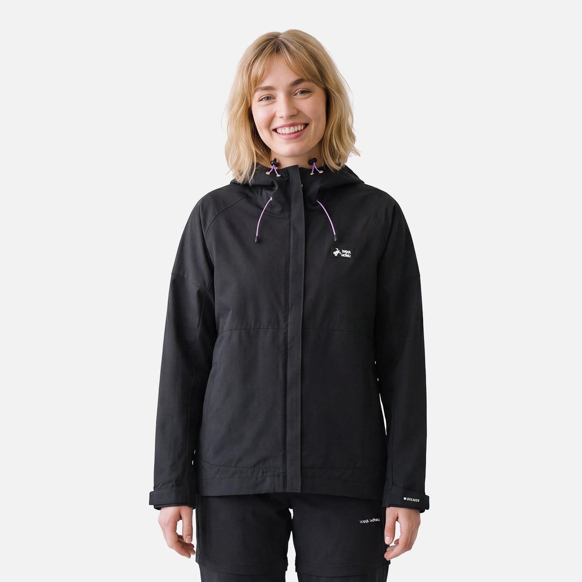 Chaqueta Mujer Terral Negro Haka Honu
