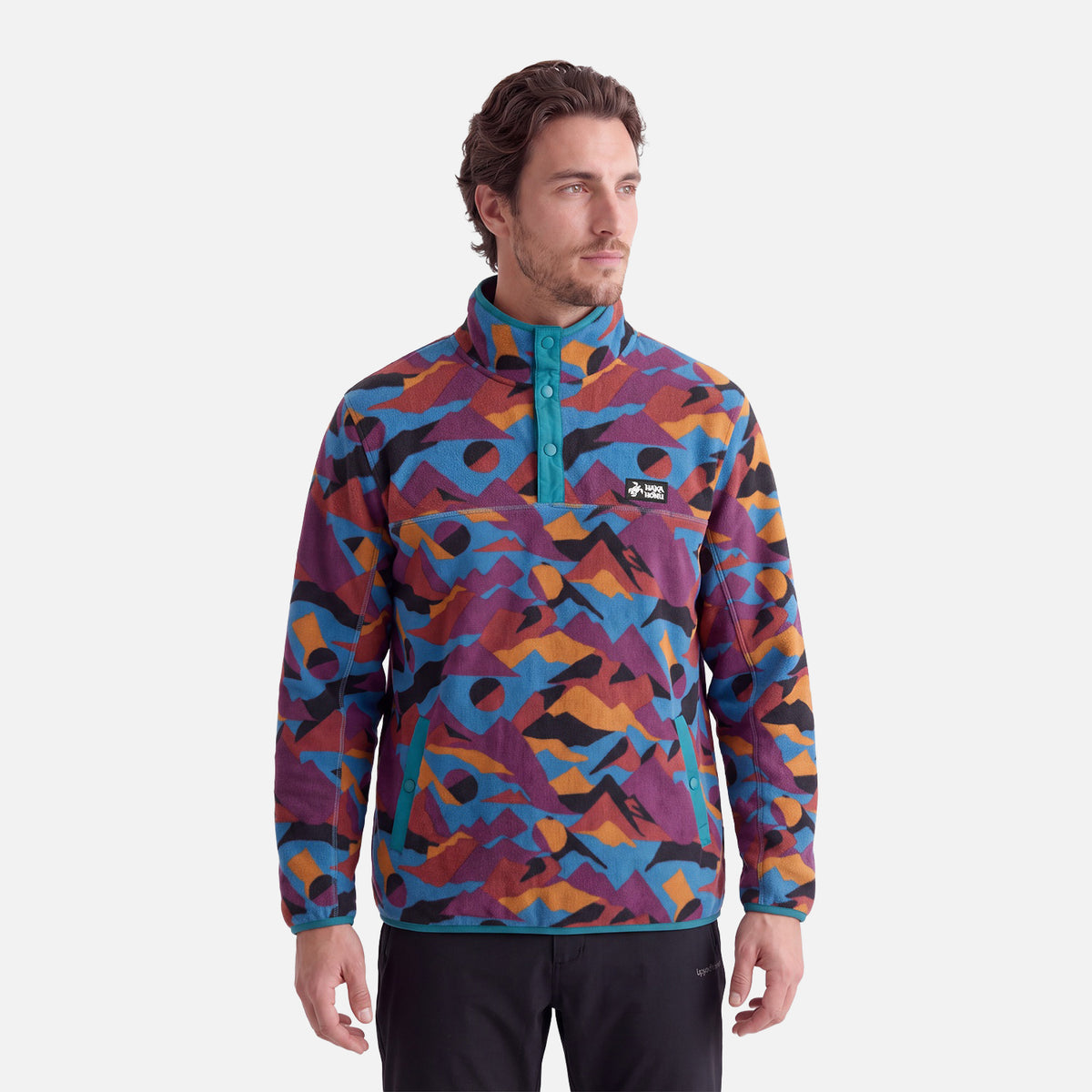 Polar Hombre Tokerau Print Morado Oscuro Haka Honu