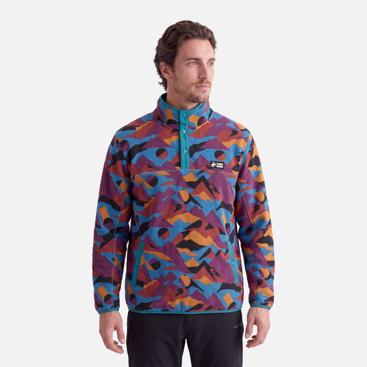 Polar Hombre Tokerau Print Morado Oscuro Haka Honu