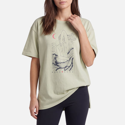 Polera Mujer Garza Jade Haka Honu