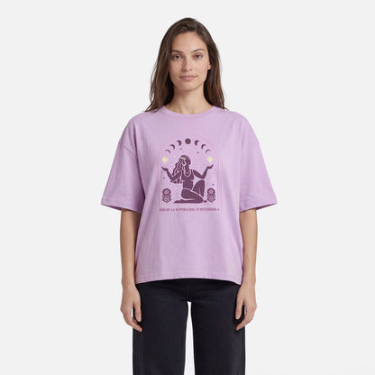 Polera Mujer Gorrion Malva Haka Honu
