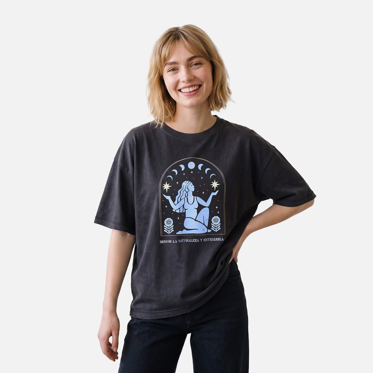 Polera Mujer Gorrion Negro Haka Honu
