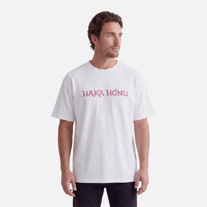 Polera Hombre Logo Blanco Haka Honu