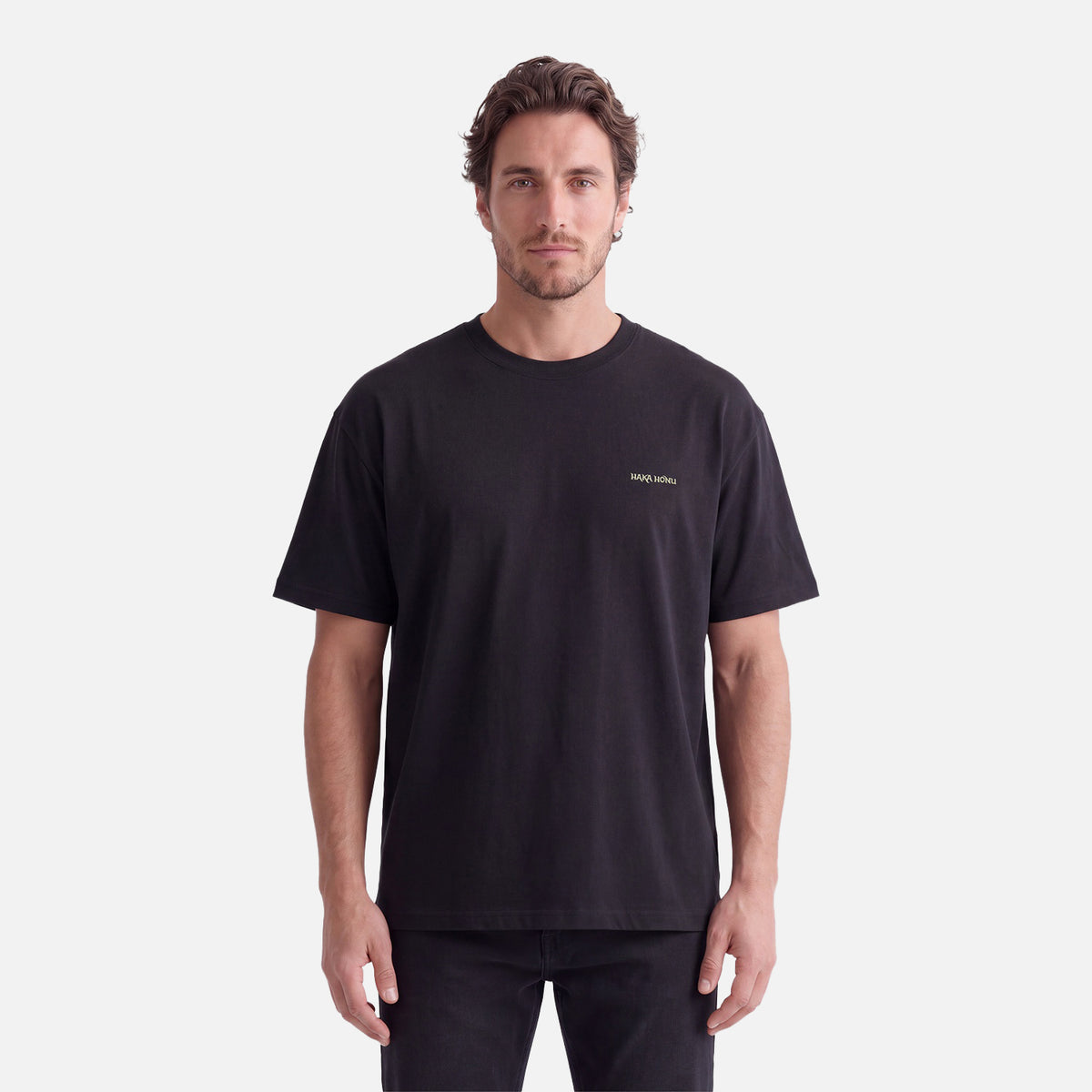 Polera Hombre Polo Negro Haka Honu