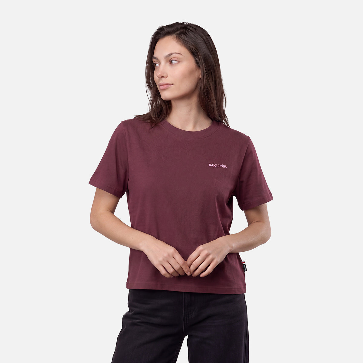Polera Mujer Polo Burdeo Haka Honu