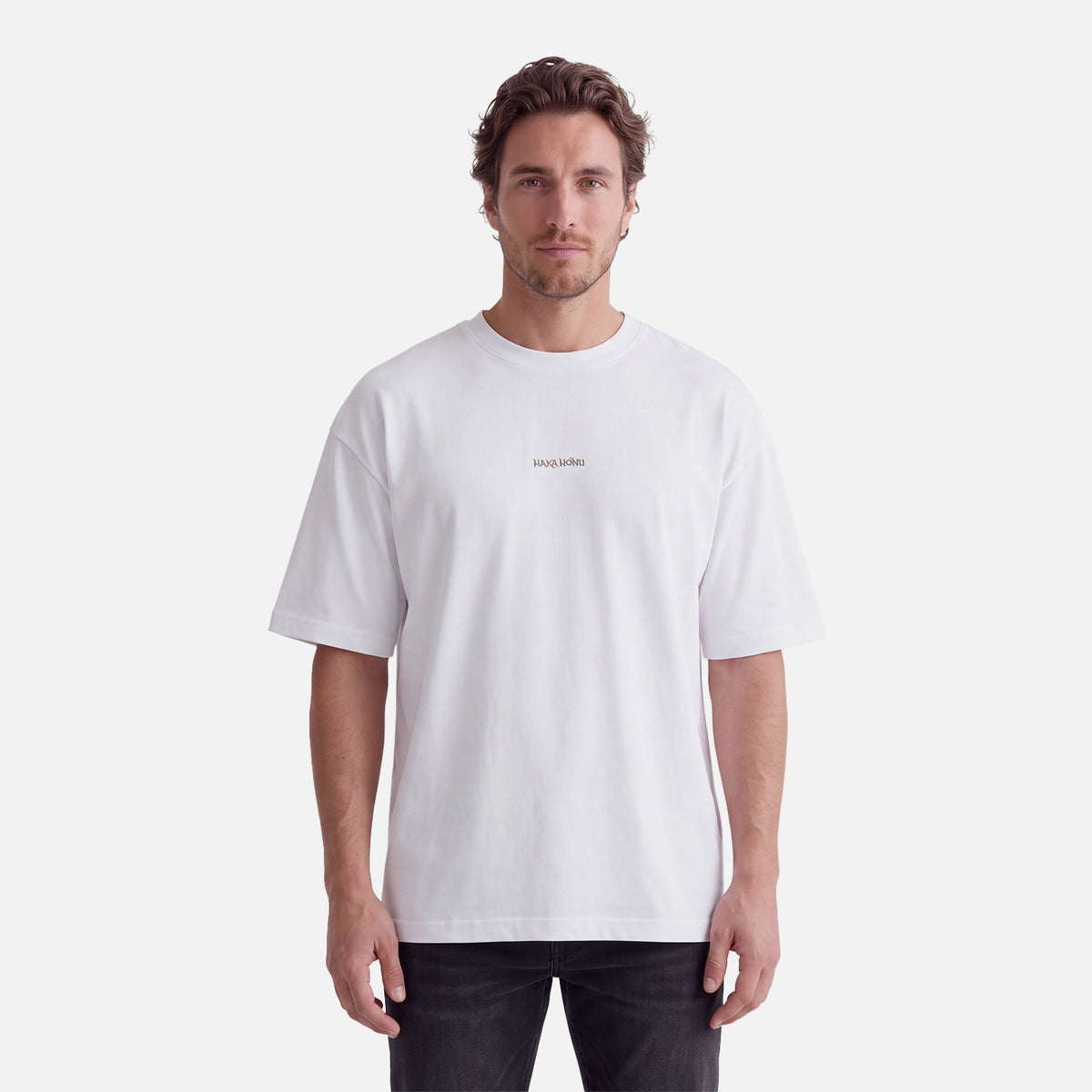 Polera Hombre Que Heavy Blanco Haka Honu