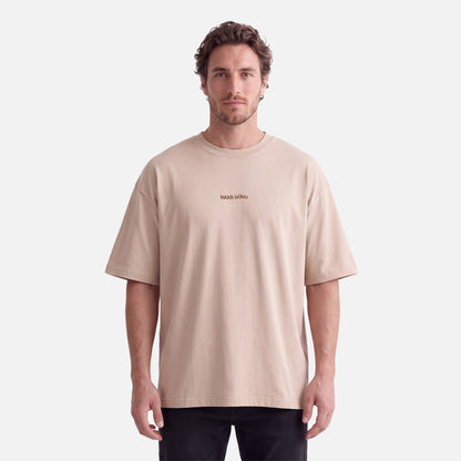 Polera Hombre Que Heavy Taupe Haka Honu