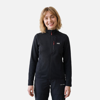 Polerón Mujer Taina Full Zip Negro Haka Honu