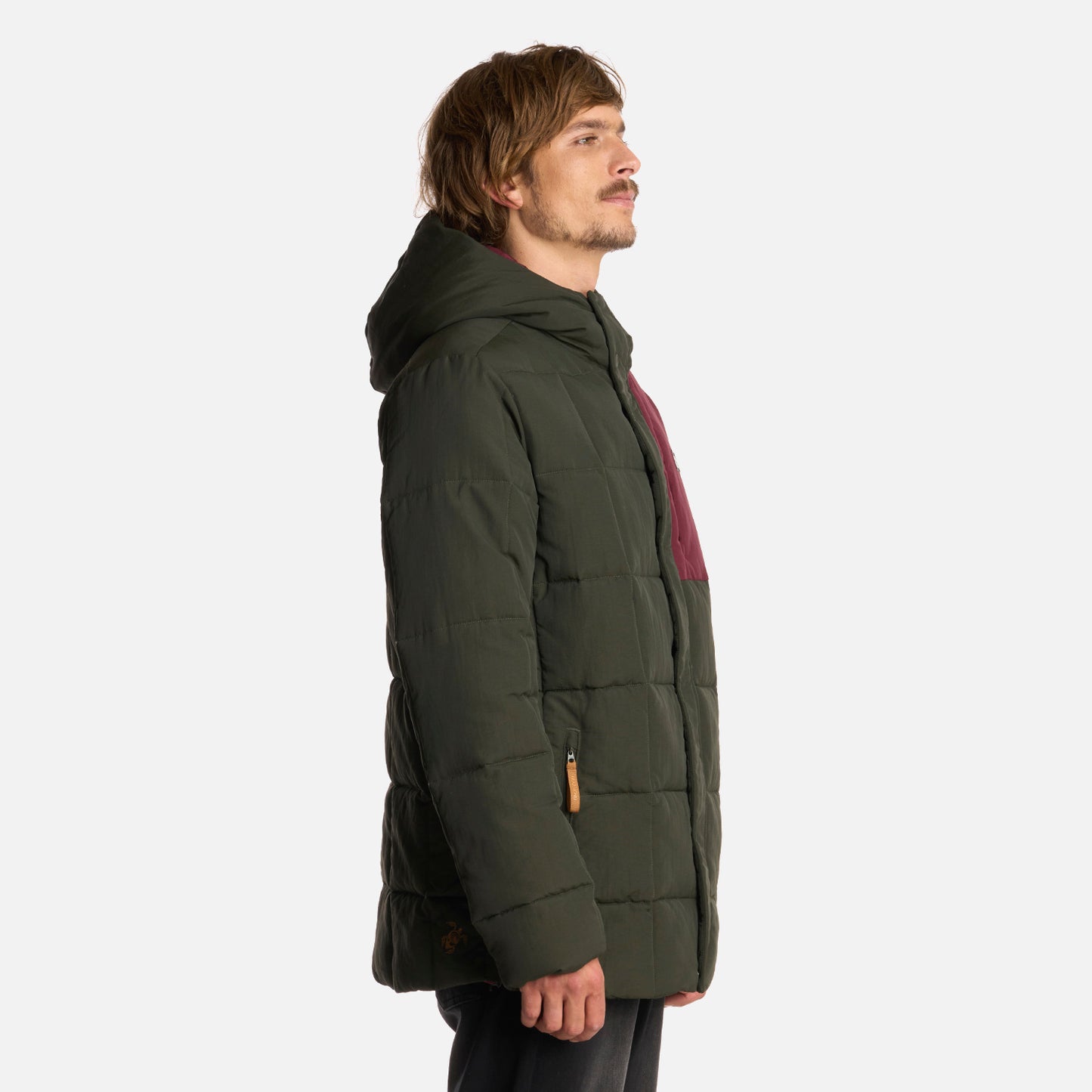 Chaqueta Hombre Aislado Verde Militar Haka Honu