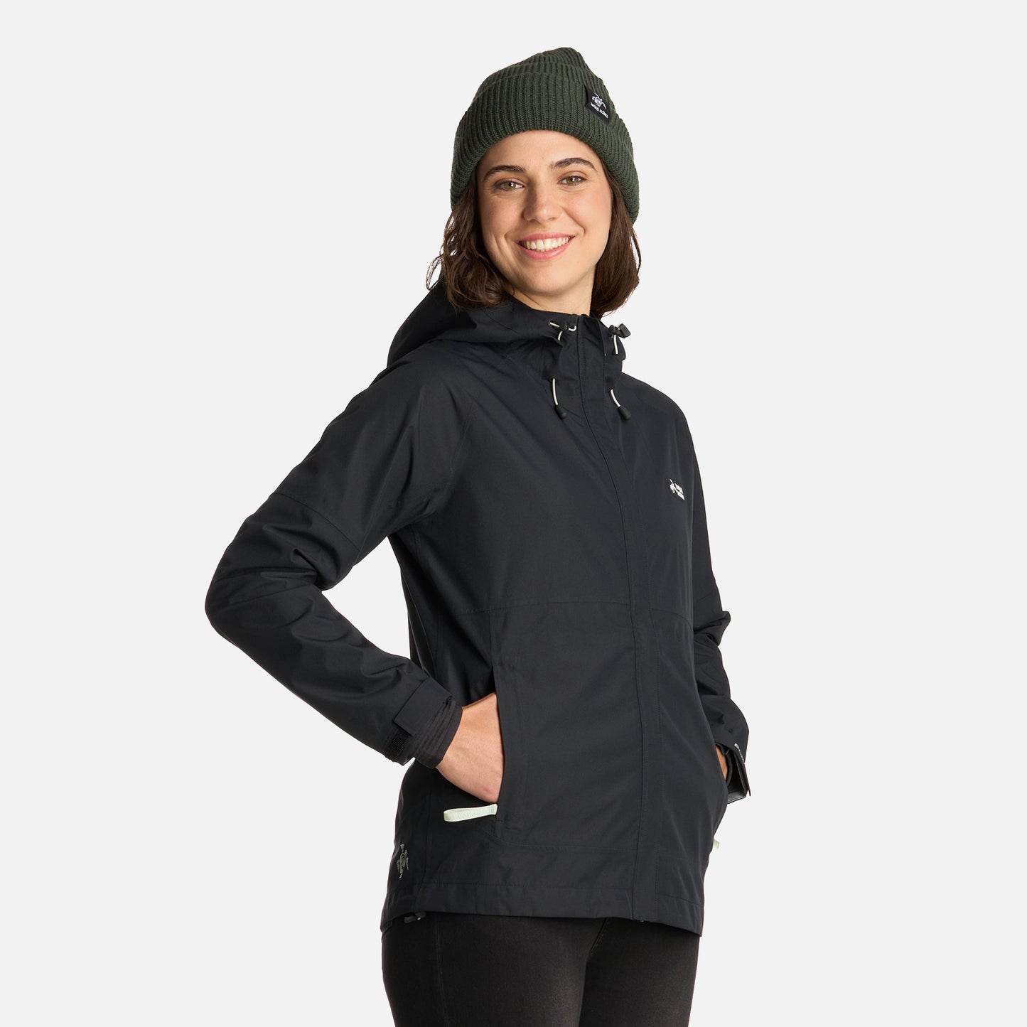 Chaqueta Mujer Viento Norte Negro Haka Honu