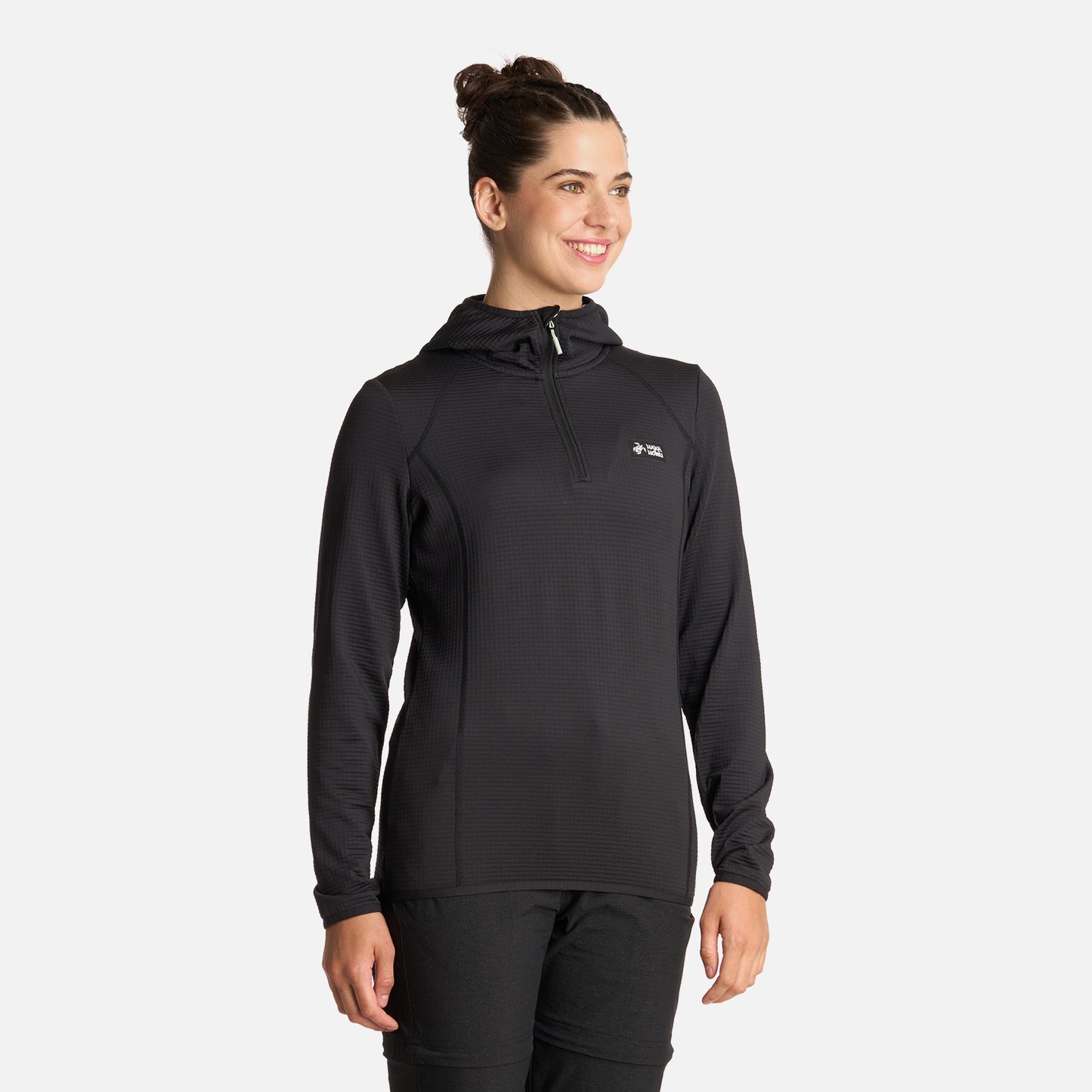 Polerón Mujer Taina Nui Negro Haka Honu