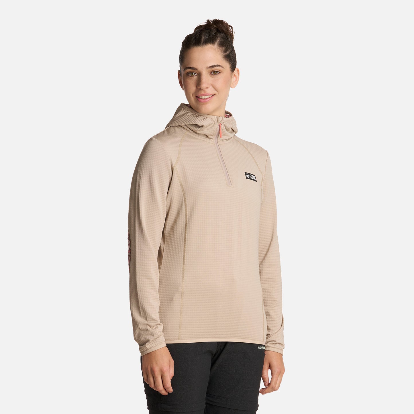 Polerón Mujer Taina Nui Crema Haka Honu