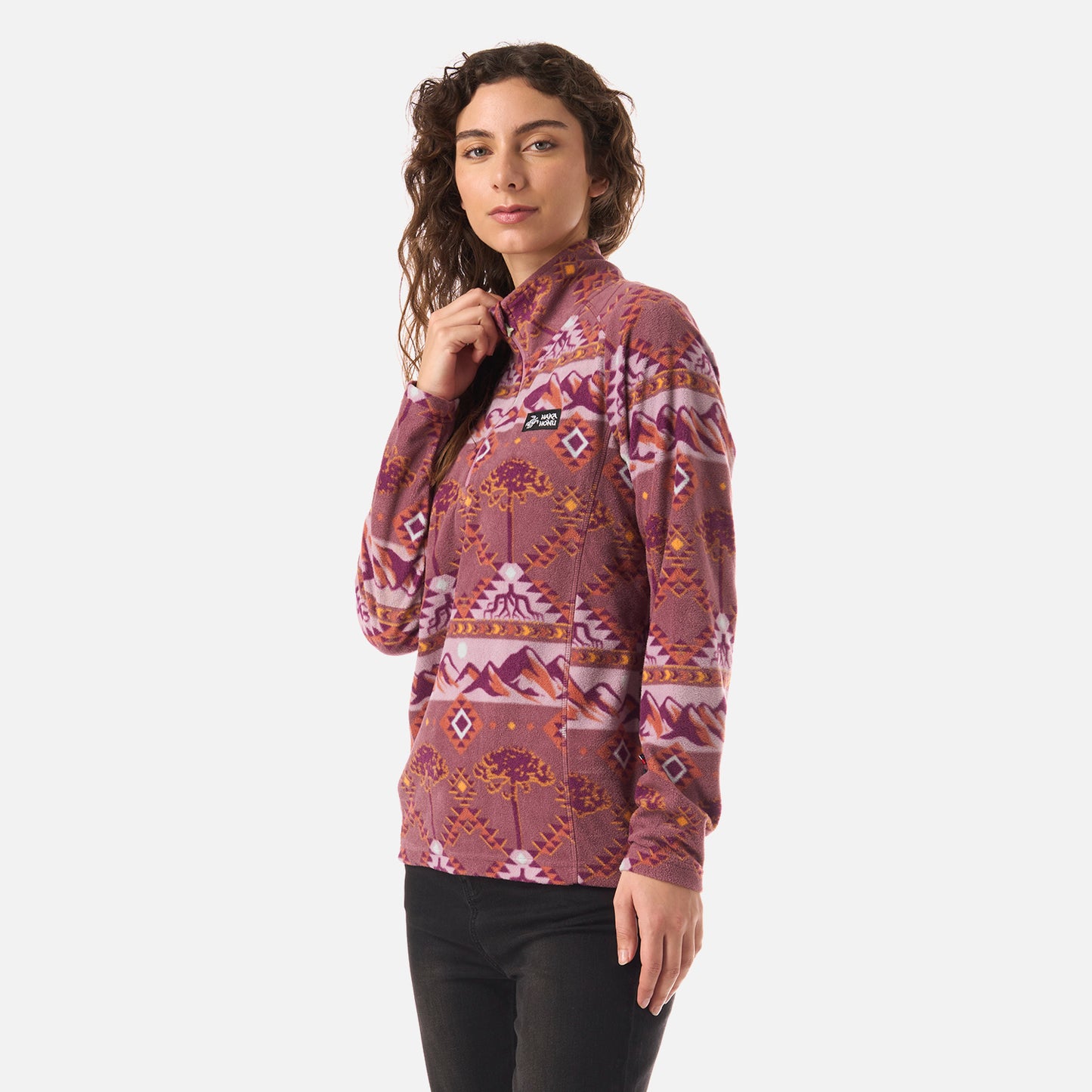 Polar Mujer Asegurao Print Malva Haka Honu