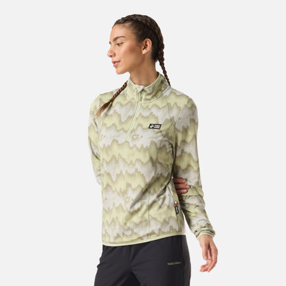 Polerón Mujer Taina Print Menta Haka Honu