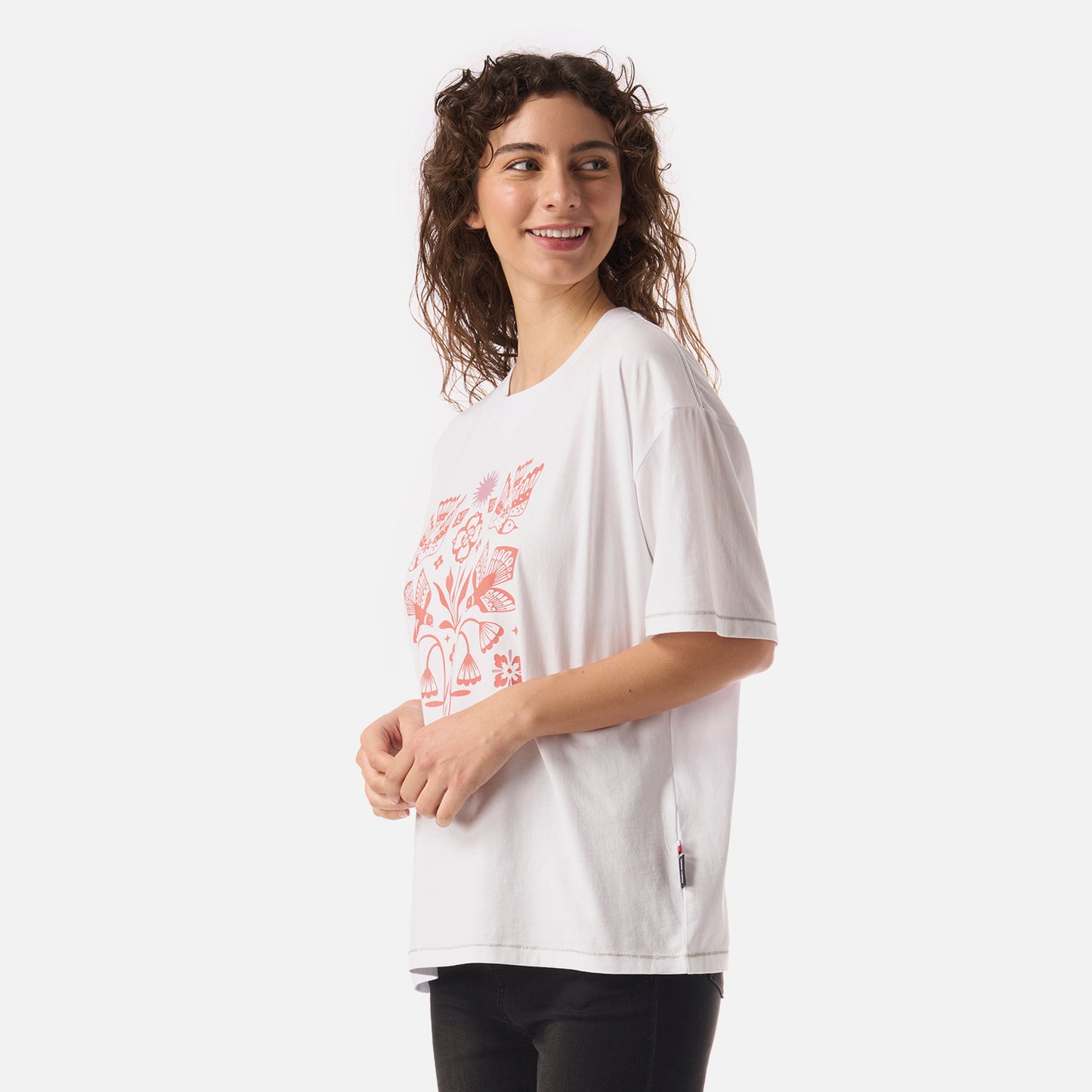 Polera Mujer Gorrion Blanco Haka Honu