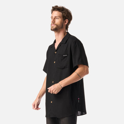 Camisa Hombre Linaje Negro Haka Honu