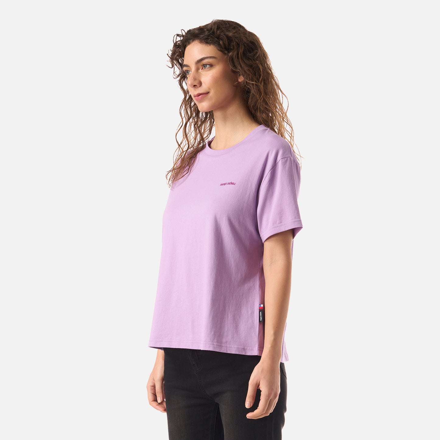 Polera Mujer Polo Lila Haka Honu