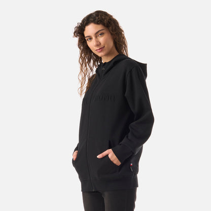 Polerón Mujer Motomami Full Zip Negro Haka Honu