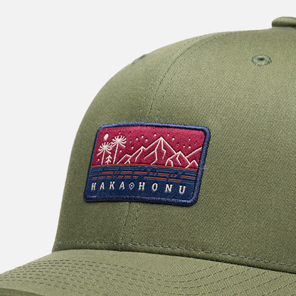 Jockey Unisex Alma Verde Militar / Cafe Haka Honu