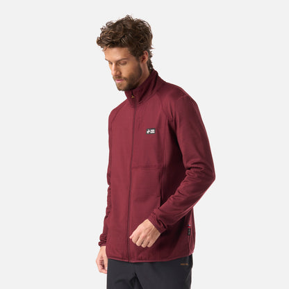 Polerón Hombre Taina Full Zip Burdeo Haka Honu