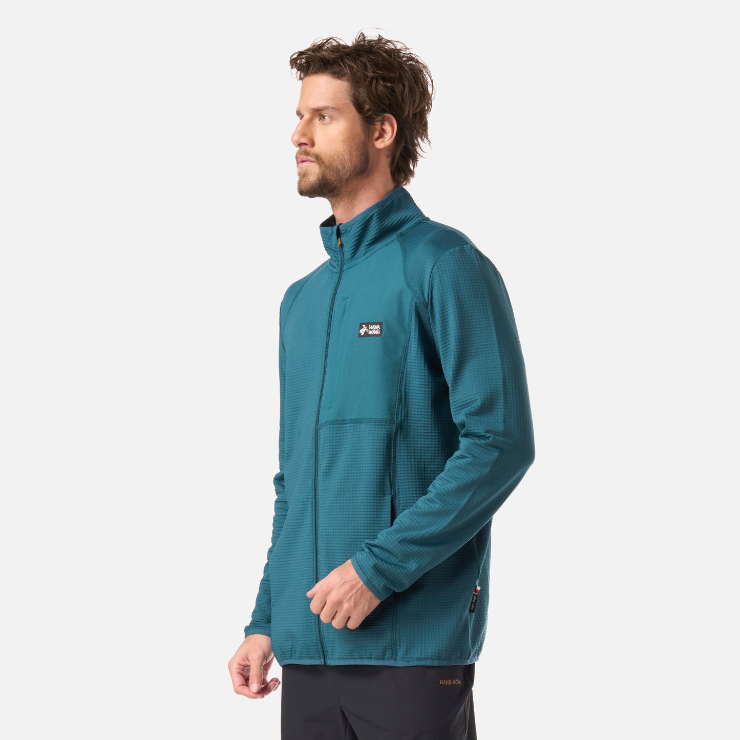 Polerón Hombre Taina Full Zip Petroleo Oscuro Haka Honu