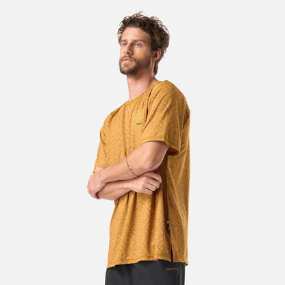Polera Hombre Sudala Print Mostaza Haka Honu