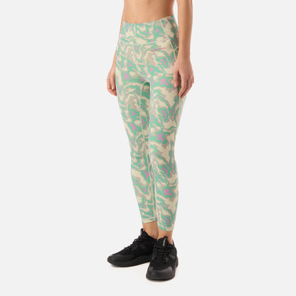 Calza Mujer Coihue Larga Print Menta Haka Honu