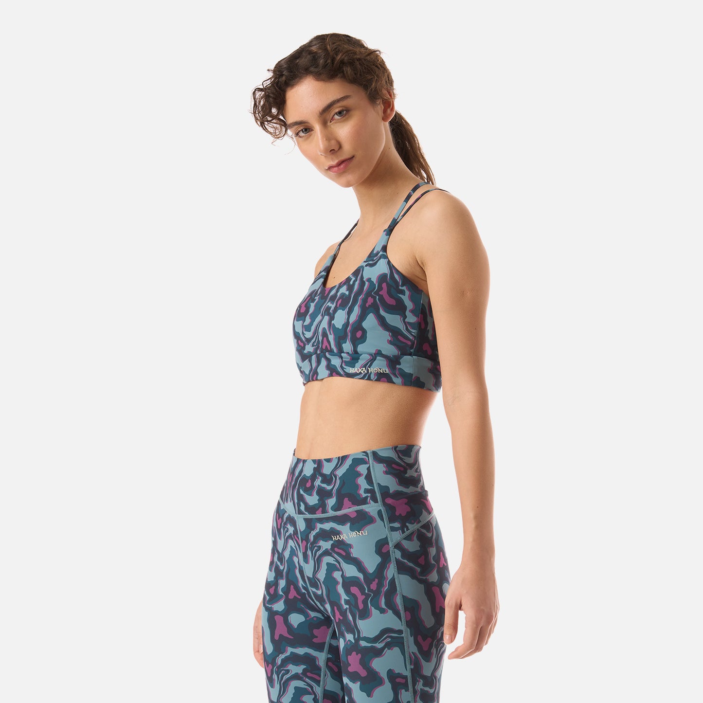 Peto Mujer Copihue Print Petroleo Haka Honu