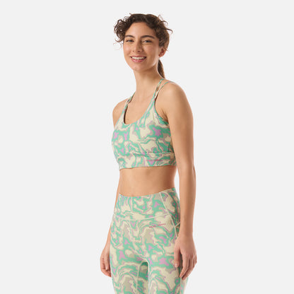 Peto Mujer Copihue Print Menta Haka Honu
